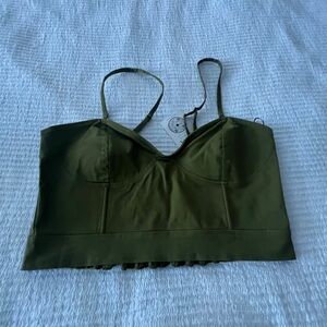 Lita by Ciara Corset Olive Green New - size XL